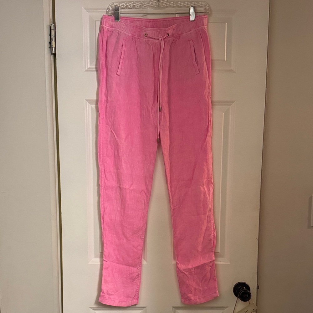 Lilly Pulitzer Pink Linen Pants